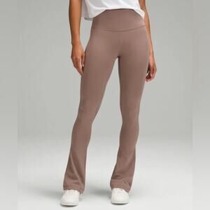 NWT Lululemon Align High Rise Mini-Flare Pant Regular Taupetastic Size 0